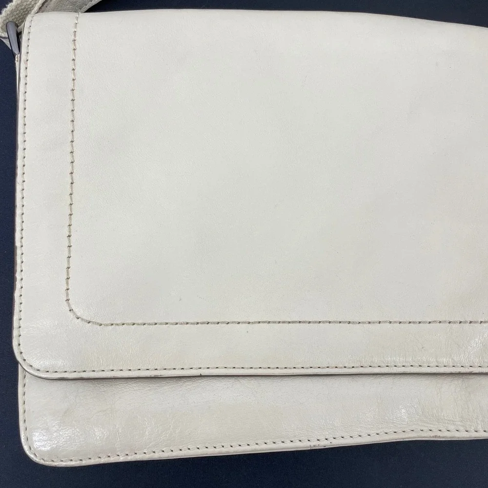 Gennicci GENUINE LEATHER CROSSBODY BAG MADE IN INDIA CREAM‎ CLASSIC SHOULDER BAG - Picture 2 of 10